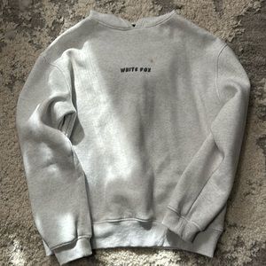 White fox hoodie